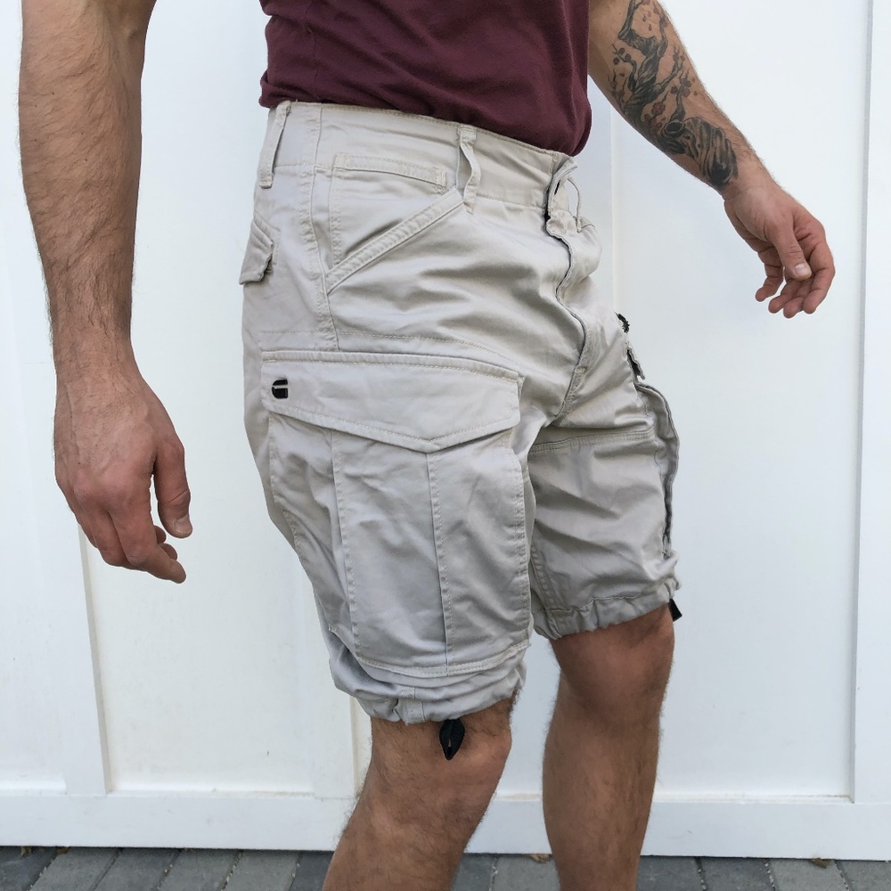 NEVER WORN! G-Star RAW Rovic Zip Loose 1/2 Shorts